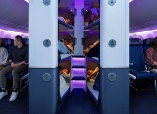 Air New Zealand запускает возможность бронирования лежачего места