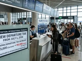 «Налог на прощание»: Япония в три раза повышает налог на выезд для туристов с июля 2026 года
