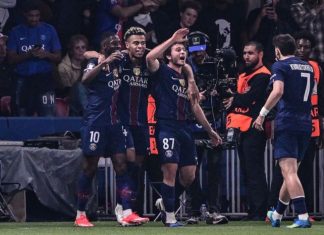 «ПСЖ» обыграл «Баварию» в первом матче полуфинала Лиги чемпионов, Сафонов пропустил 4 гола