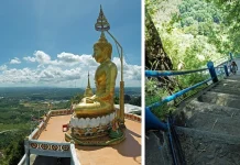 Турист умер по дороге в знаменитый храм Тигровой Пещеры в Таиланде