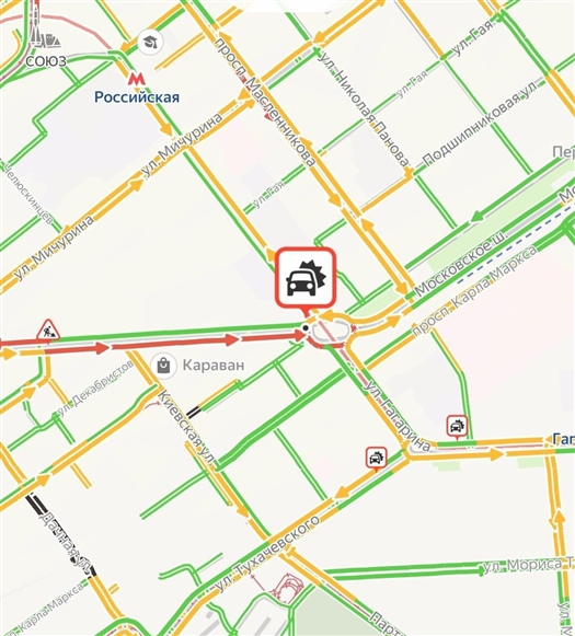 В Самаре из-за ДТП задерживаются автобусы