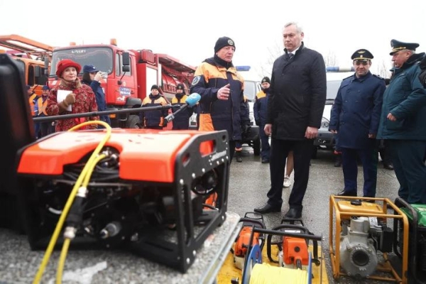 Андрей Травников оценил готовность к паводку-2024 в Новосибирской области