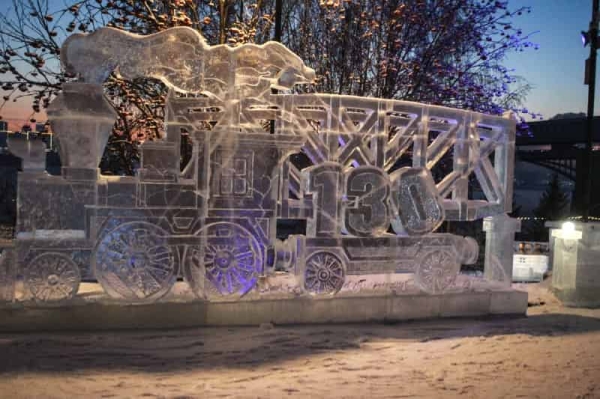 Ледовый городок на набережной Новосибирска: цены, фото и время работы