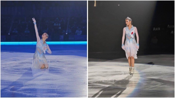 Наши фигуристы дали шоу в Китае: ледяная Щербакова, Трусова с огнем, Загитова с рукавами