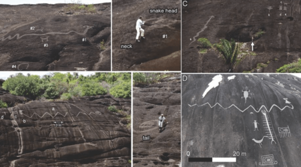 Древние наскальные изображения змей могут быть первыми “дорожными указателями” - Hi-News.ru