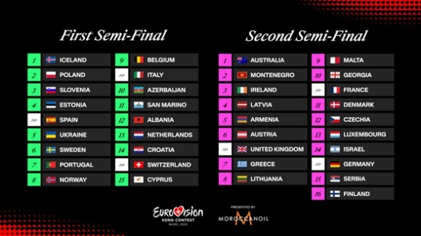 Евровидение-2025: Ziferblat выступит в полуфинале под номером 5